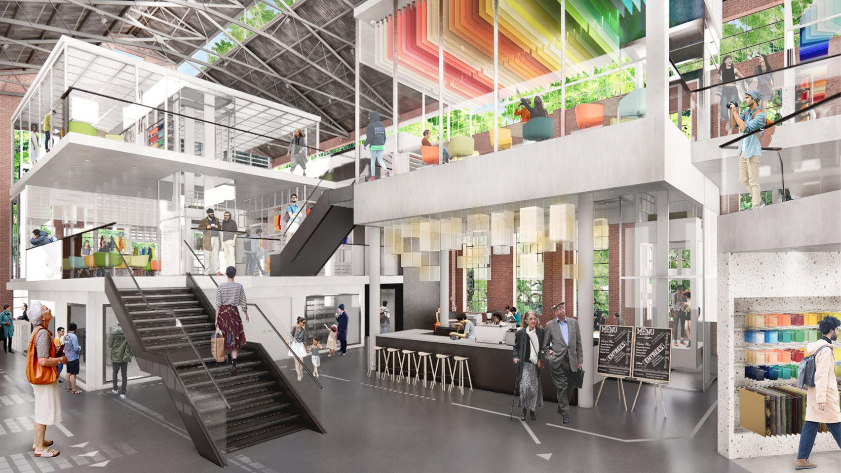 Interior architecture by Mengjiao Wang